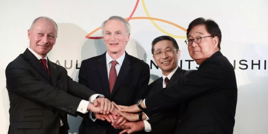 Die Chefs von Renault, Nissan und Mitsubishi in Yokohama