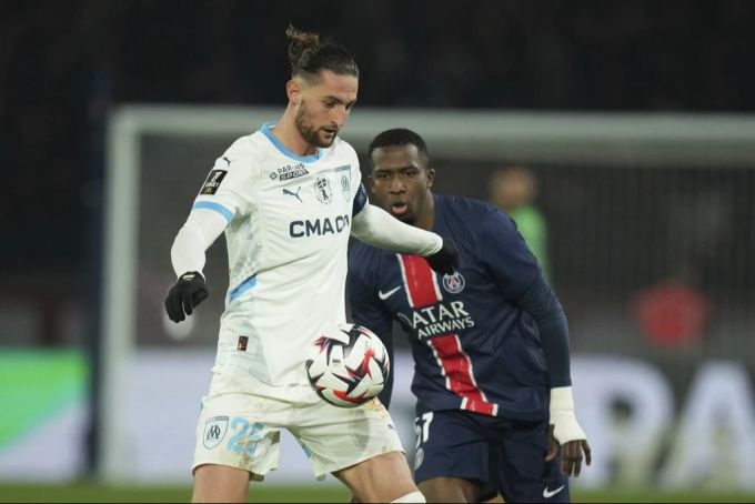 Ex-PSG-Spieler Adrien Rabiot spielt nun für Marseille, den grossen Rivalen der Hauptstädter. psg adrien rabiot