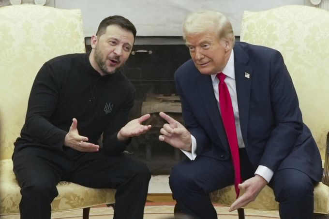 Trump fordert Selenskyj dazu auf, den Rohstoff-Deal zu unterzeichnen. (Archivbild) Ukraine USA