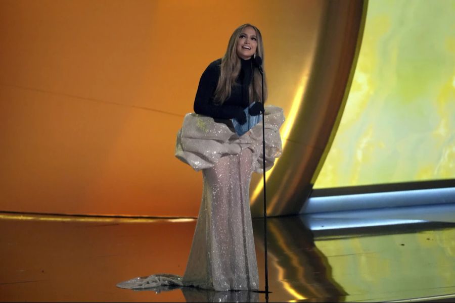 Jennifer Lopez bei den Grammy Awards im Februar.