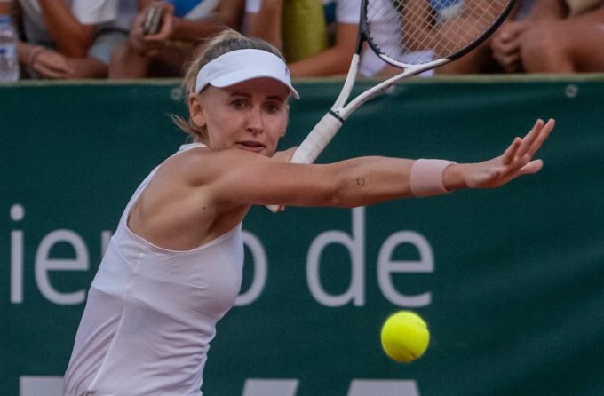 Jil Teichmann bleibt in der Quali hängen. Jil Teichmann