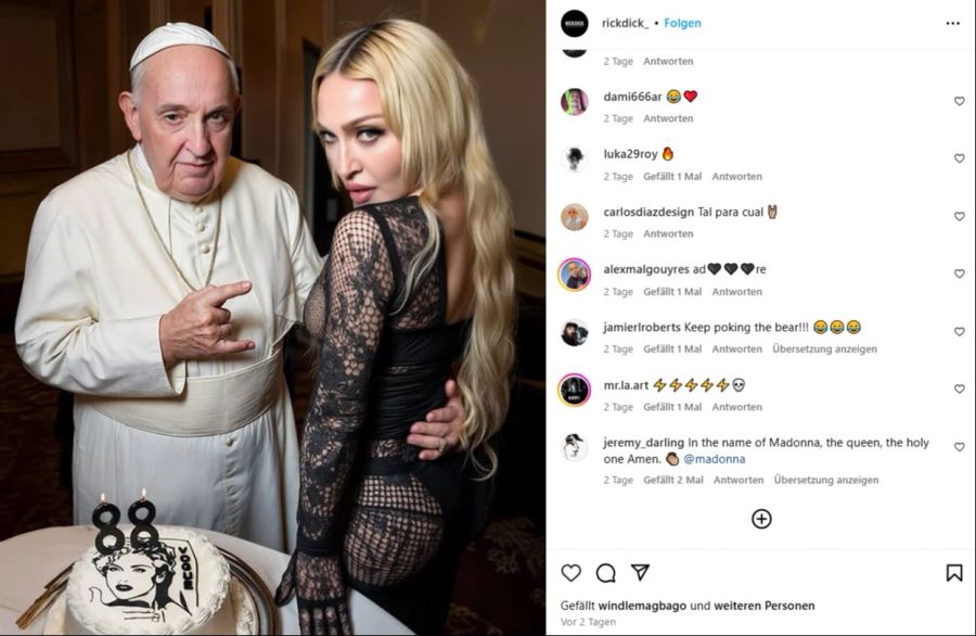 Papst Madonna KI