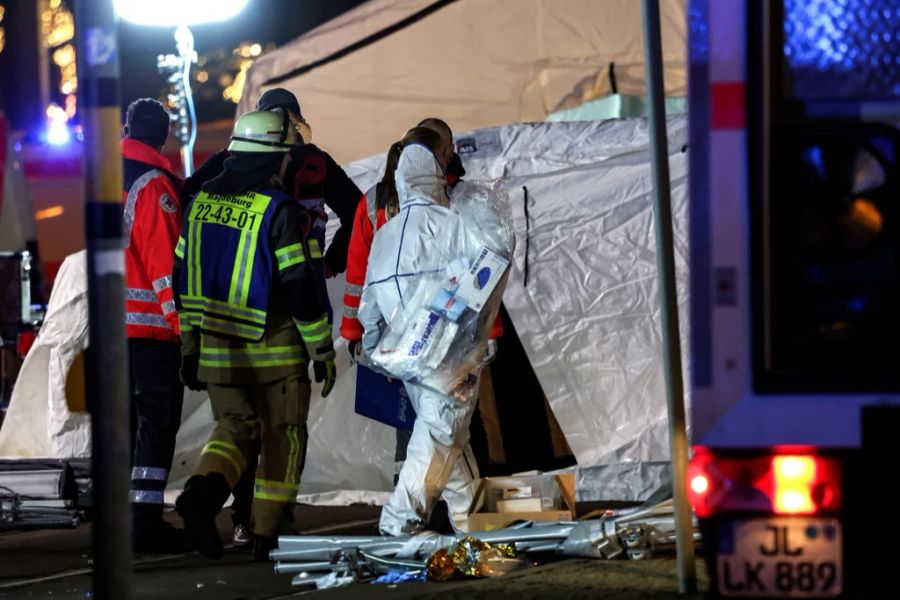 weihnachtsmarkt magdeburg spurensicherung