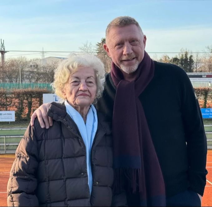 Boris Becker und seine verstorbene Mama Elvira. Boris Becker