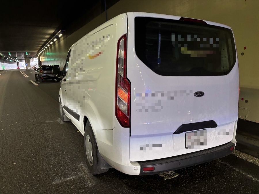 Aufgrund des Unfalls kam es zu einem Rückstau.