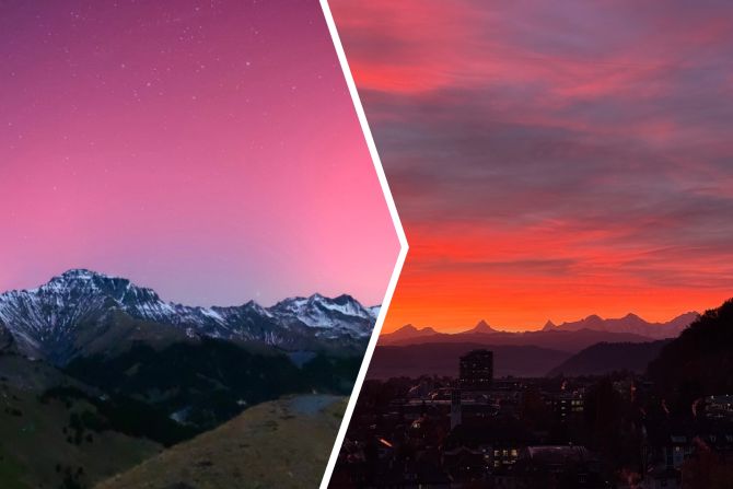 Polarlichter Kanton Bern
