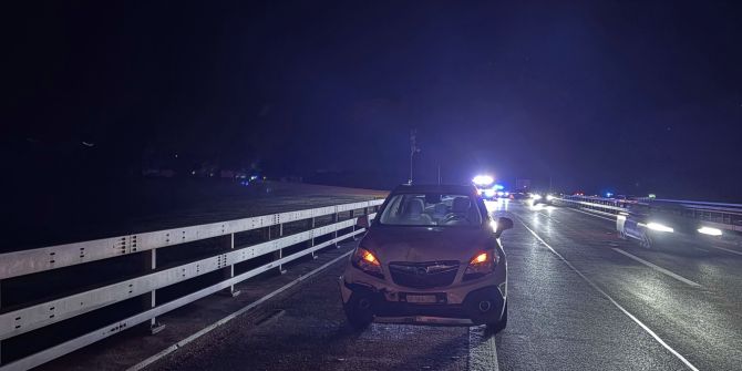 Auffahrkollision Auf A1