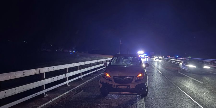 Auffahrkollision Auf A1