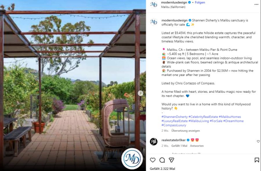 Im Garten versteckt sich irgendwo auch noch ein Swimmingpool.