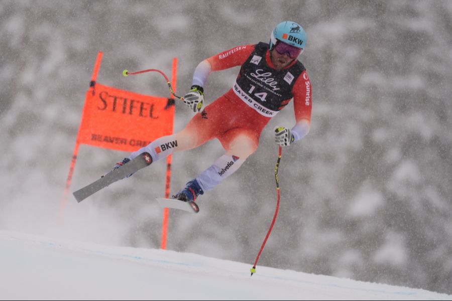 Alexis Monney fuhr im Abfahrts-Training in Beaver Creek auf Rang 2.