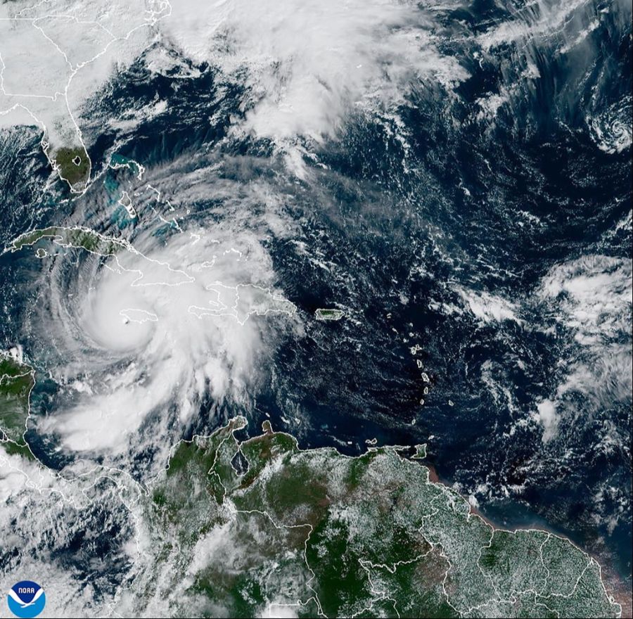 Hurrikan Melissa Satellitenfoto