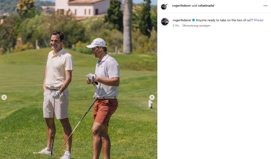 Nach der Karriere trafen sich die beiden zum Beispiel zum gemeinsamen Golfen.