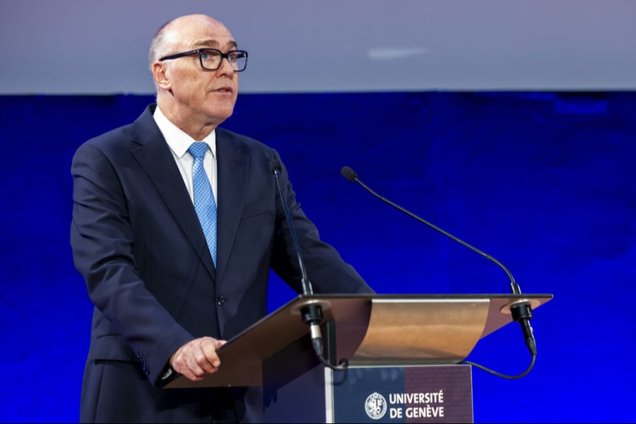 Am Dienstag, 5. November, hielt Bundesrat Martin Pfister an der Uni Genf eine Rede.