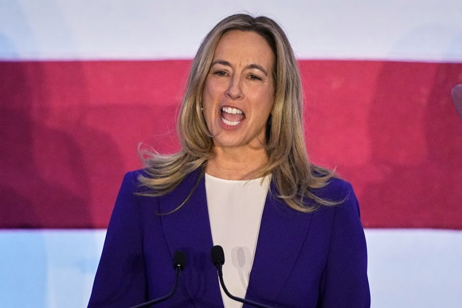 Mikie Sherrill gewinnt im benachbarten US-Bundestaat New Jersey die Wahl zur Gouverneurin.