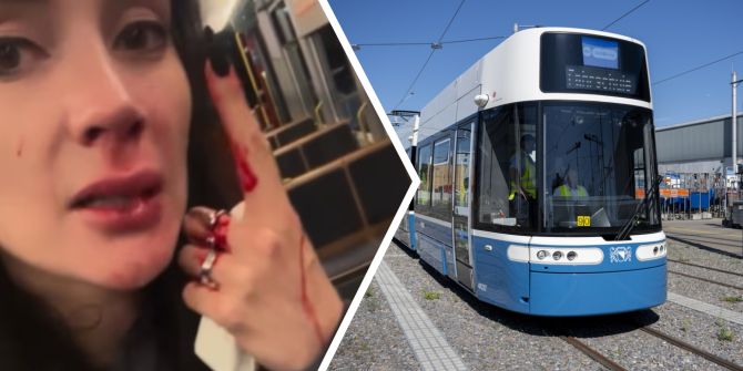 Tram Zürich Atttacke Frau