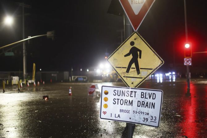 Los Angeles Unwetter