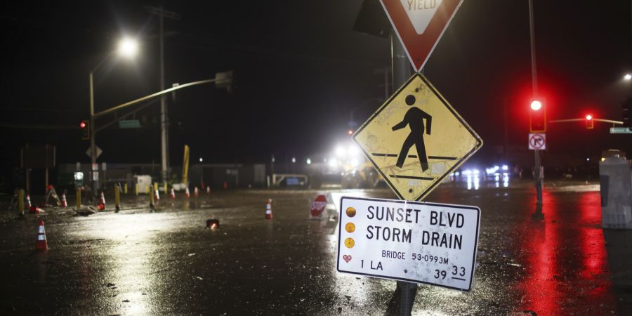 Los Angeles Unwetter