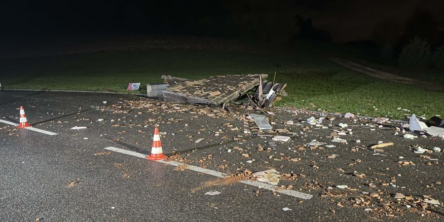 Bushaltestelle Unfall Brittnau