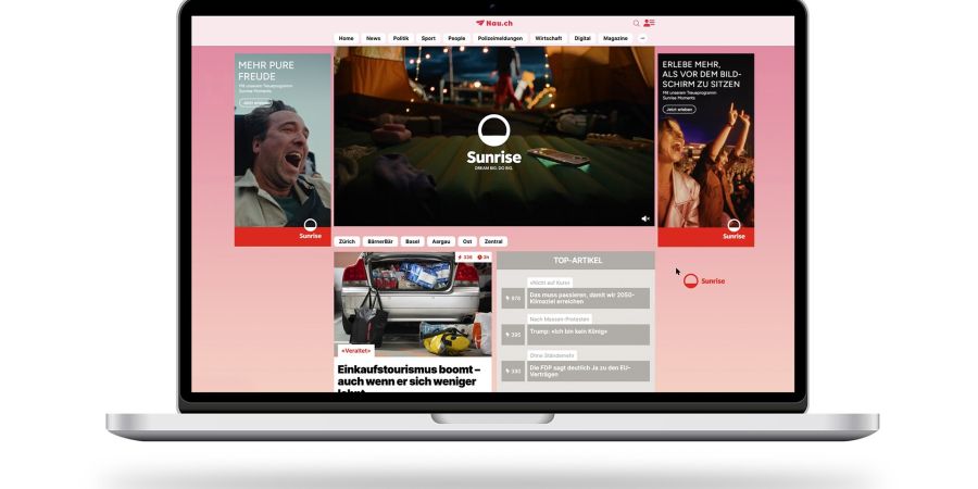Neues Design auf Nau.ch