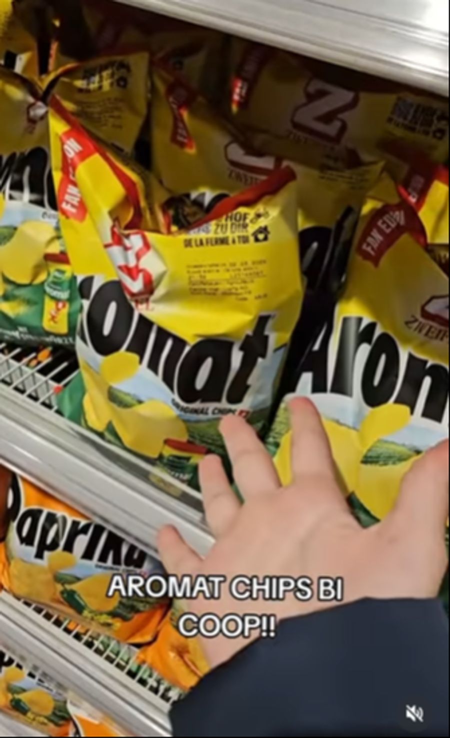 «Ich habe einfach Aromat-Chips gefunden, einfach freaking Aromat-Chips», berichtet ein Kunde von Coop verblüfft.