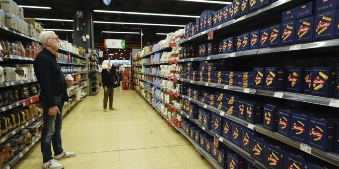Barilla Nudeln Supermarkt