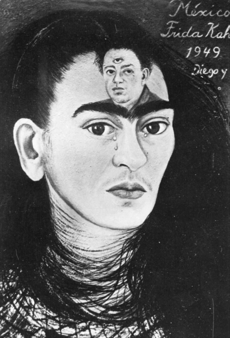 Das Gemälde «Diego und Ich» von Frida Kahlo aus dem Jahr 1949. (Archivbild)