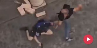 Handgemenge! - Video zeigt Festnahme nach Überfall in Lugano TI