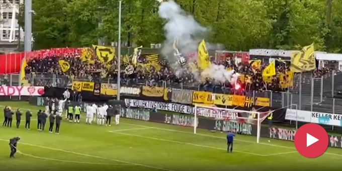 Im Video - So feiern YB-Fans den Auswärtssieg in Winterthur