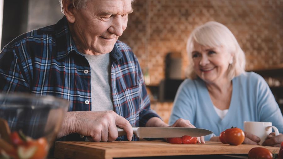 alte frau, alter mann