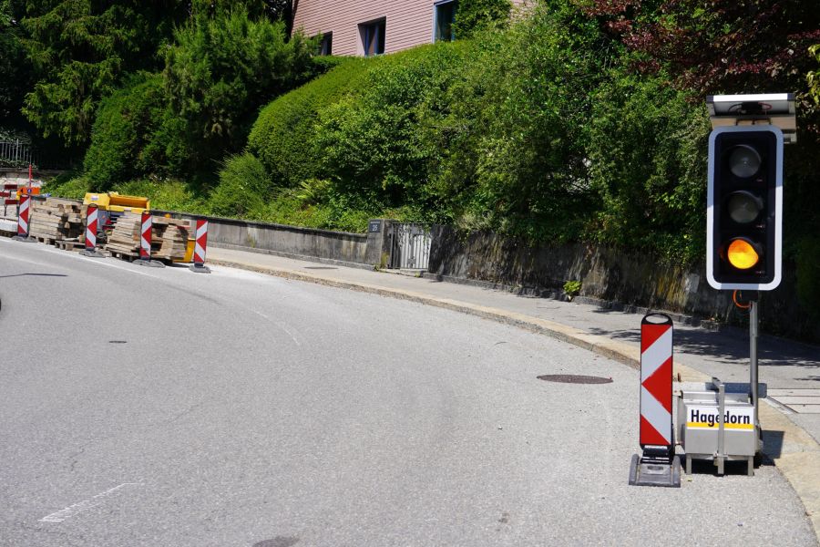 Die H. Baumgartner AG kann sich nicht erklären, warum die Ampel umkippte.