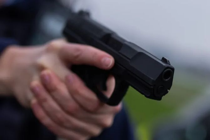 Pistole Polizei Waffe