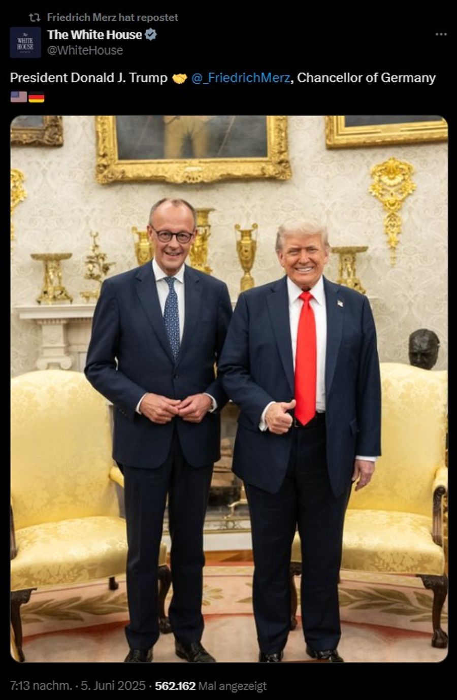 Trump Merz Weisses Haus