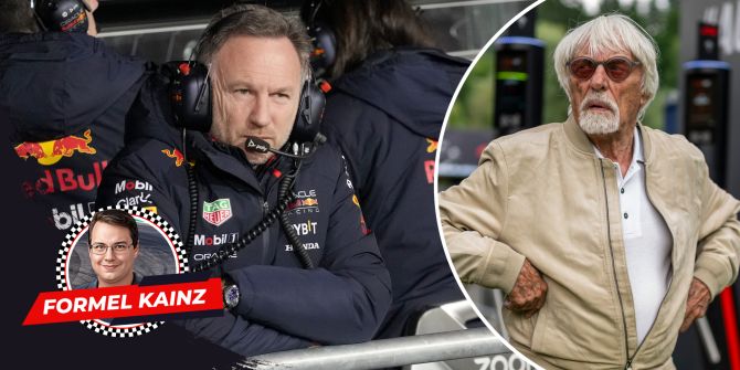 Ecclestone Horner Red Bull