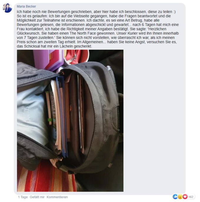Die Betrüger haben auch skeptische User erfunden, was die Kommentare authentischer macht. Decathlon