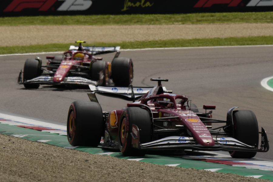 Ferrari Leclerc Hamilton Imola
