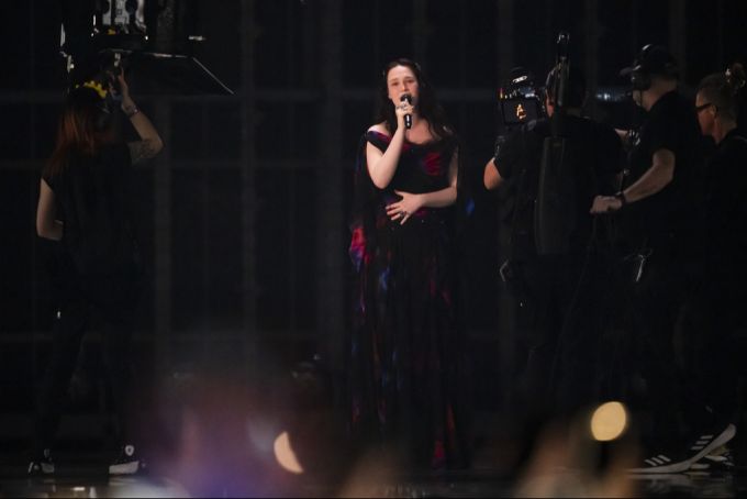 Zoë Më auf der Bühne im ESC-Halbfinal am Dienstagabend. Zoë Më