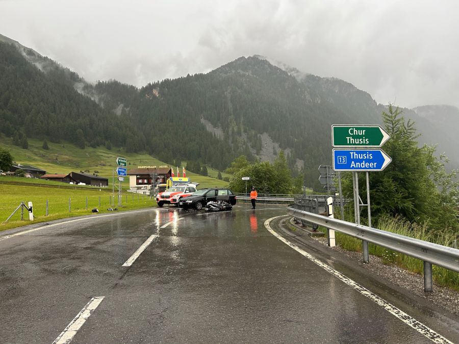 Kollision in Sufers