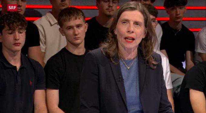 Bettina Balmer, Nationalrätin, FDP/ZH und Präsidentin FDP Frauen, verteidigte in der «Arena» die Individualbesteuerung als Schlüssel zu mehr Steuergerechtigkeit. «Arena»