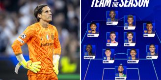CL-Team der Saison - Sommer zieht gegen PSG-Donnarumma den Kürzeren CL-Team der Saison - Sommer zieht gegen PSG-Donnarumma den Kürzeren