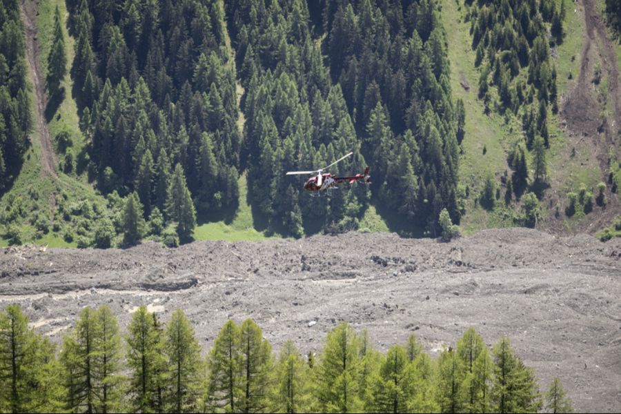 Blatten VS Helikopter