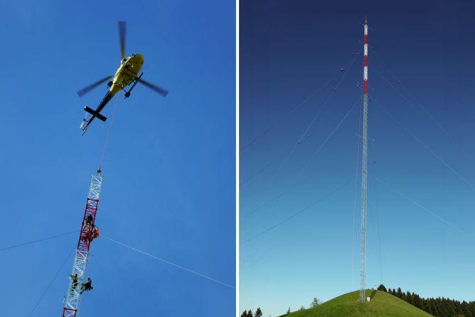 Windmast in Schwarzenberg LU