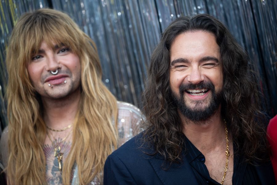 Bill (links) und Tom Kaulitz sprechen in Ihrem Podcast «Kaulitz Hills – Senf aus Hollywood» über den aktuellsten Klatsch.