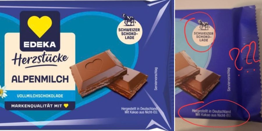 Alpenmilch Schokolade Edeka