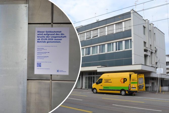 Das Gebäude der ehemaligen ZKB-Filiale in Zürich-Seebach weicht einem Neubau. - Pia Meier