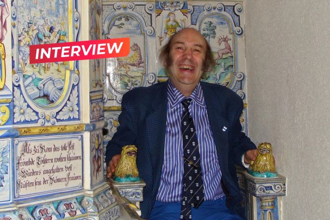 Der heute 77-jährige Jürg Johner froh gelaunt im Bürgerratszimmer - zVg