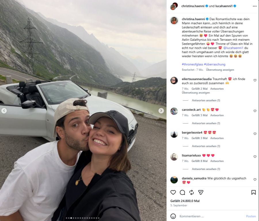 luca hänni christina hänni