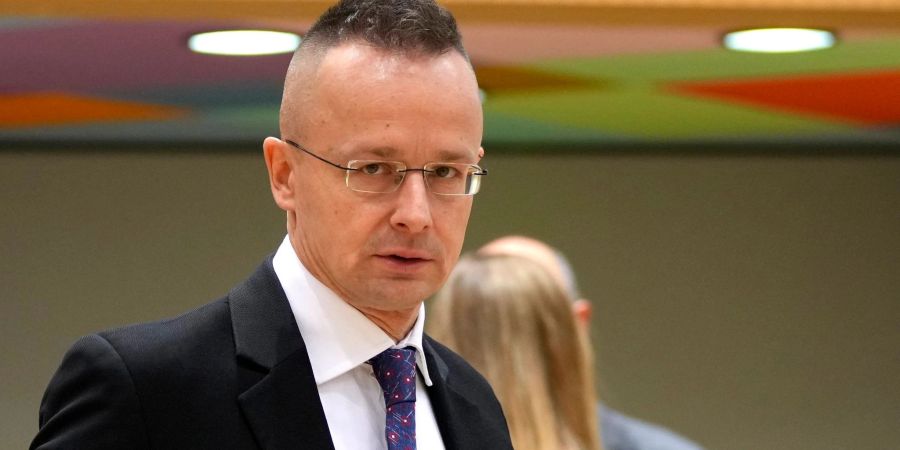 Vertrat Regierungschef Orban bei einer Sitzung des Nato-Ukraine-Rats und machte Bündnispartnern schwere Vorwürfe: Der ungarische Aussenminister Peter Szijjarto. (Archivbild)