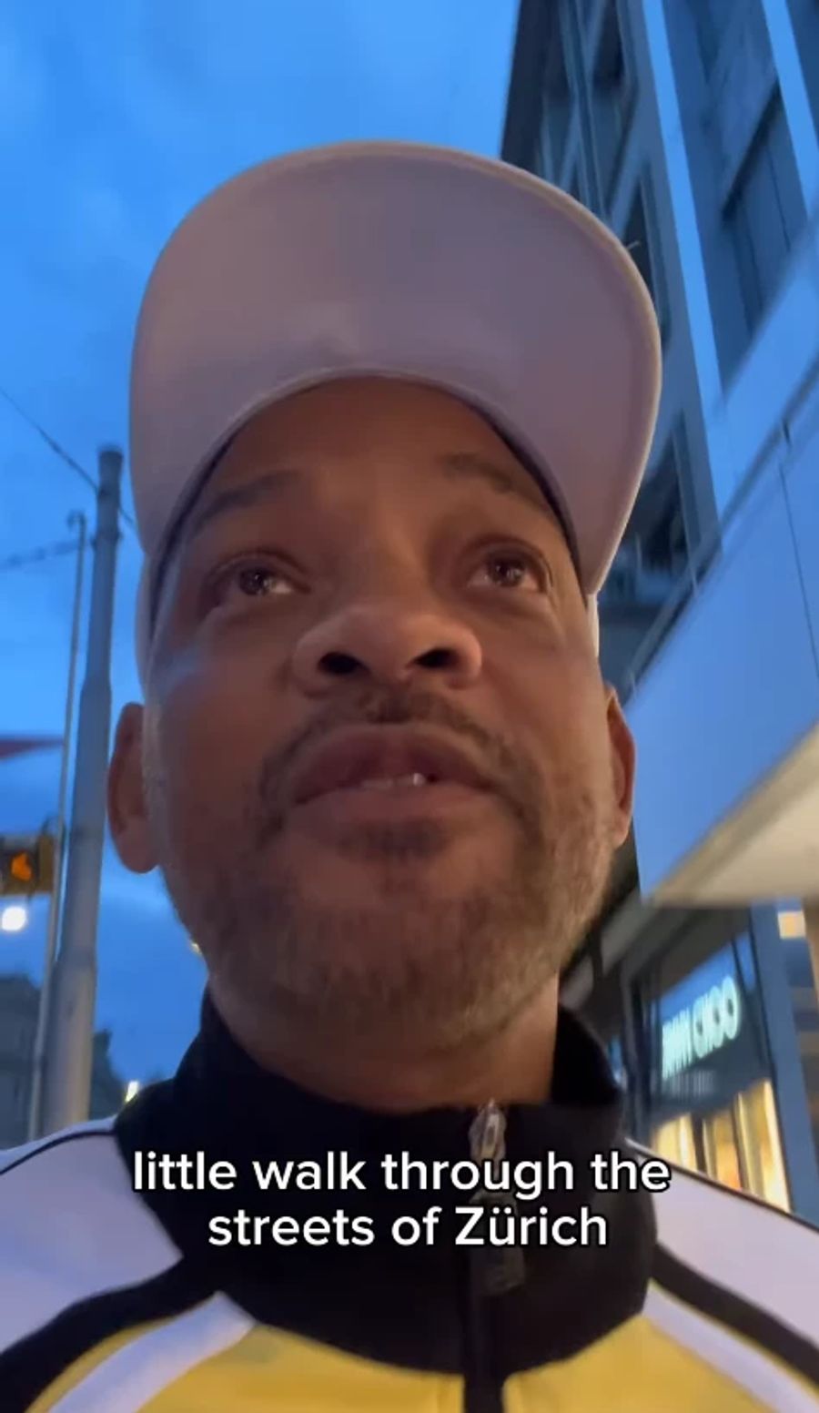 Will Smith lief ohne Security durch Zürich.