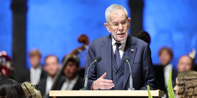 Der österreichische Staatspräsident Alexander Van der Bellen.