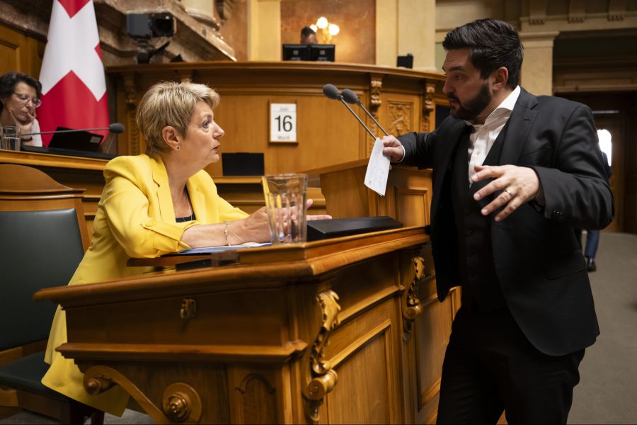 Karin Keller-Sutter Cédric Wermuth